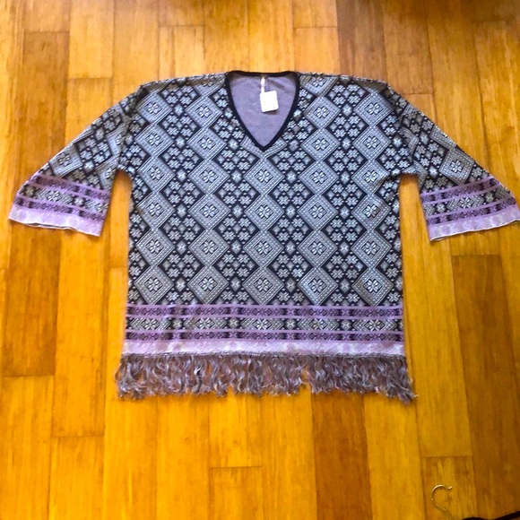 Free People Geometric Pattern Dress, Size Small - Picture 10 of 13